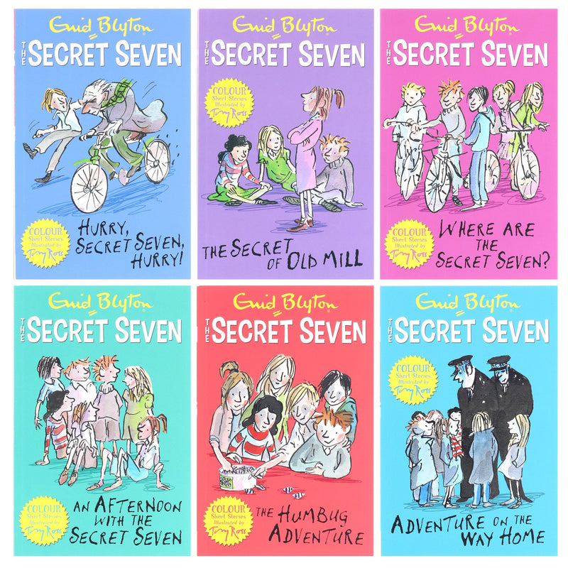 The Secret Seven Short Story Collection 6 Books Box Set By Enid Blyton - Ages 6-11 - Paperback 5-7 Hodder