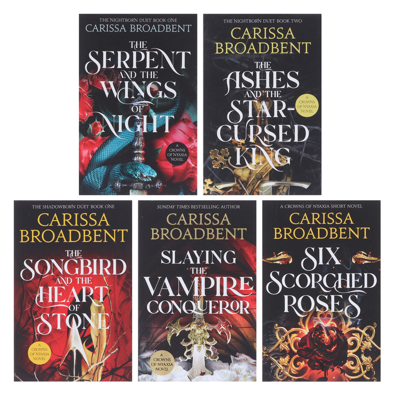 Crowns of Nyaxia Series By Carissa Broadbent 5 Books Collection Set - Fiction - Paperback
