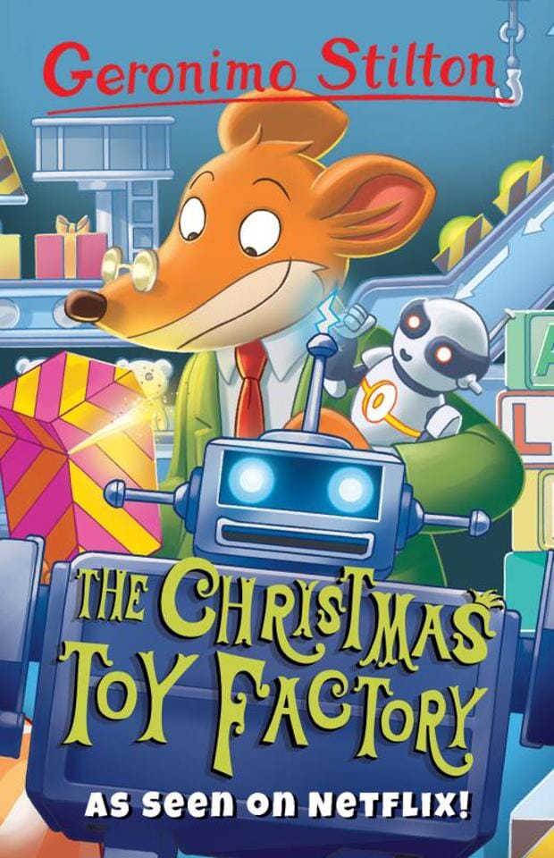 Geronimo Stilton- The Christmas Toy Factory - Paperback Age 5-7 Sweet Cherry Publishing