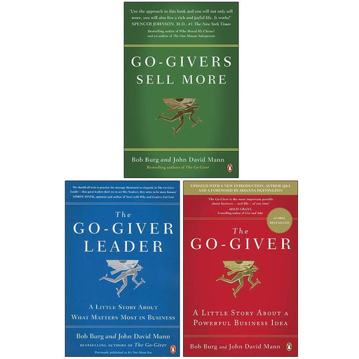 The Go-Giver Series by Bob Burg & John David Mann 3 Books Collection Set - Non Fiction - Paperback Non-Fiction Penguin Random House