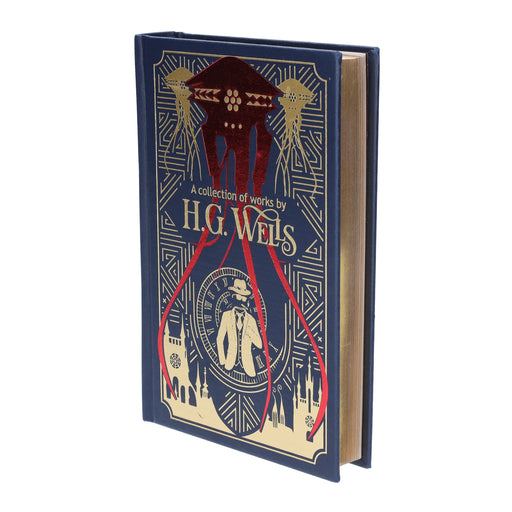 A Collection Of Works by H.G. Wells - Fiction - Leather Bound Hardback Fiction Wilco Books