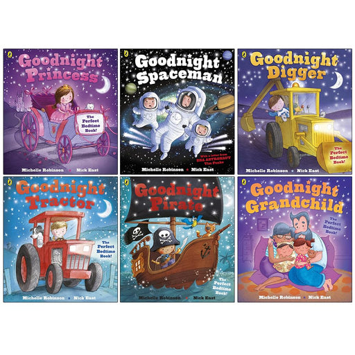 Goodnight Collection by Michelle Robinson 6 Bedtime Story Books Collection Set - Ages 1-5 - Paperback 0-5 Penguin Random House