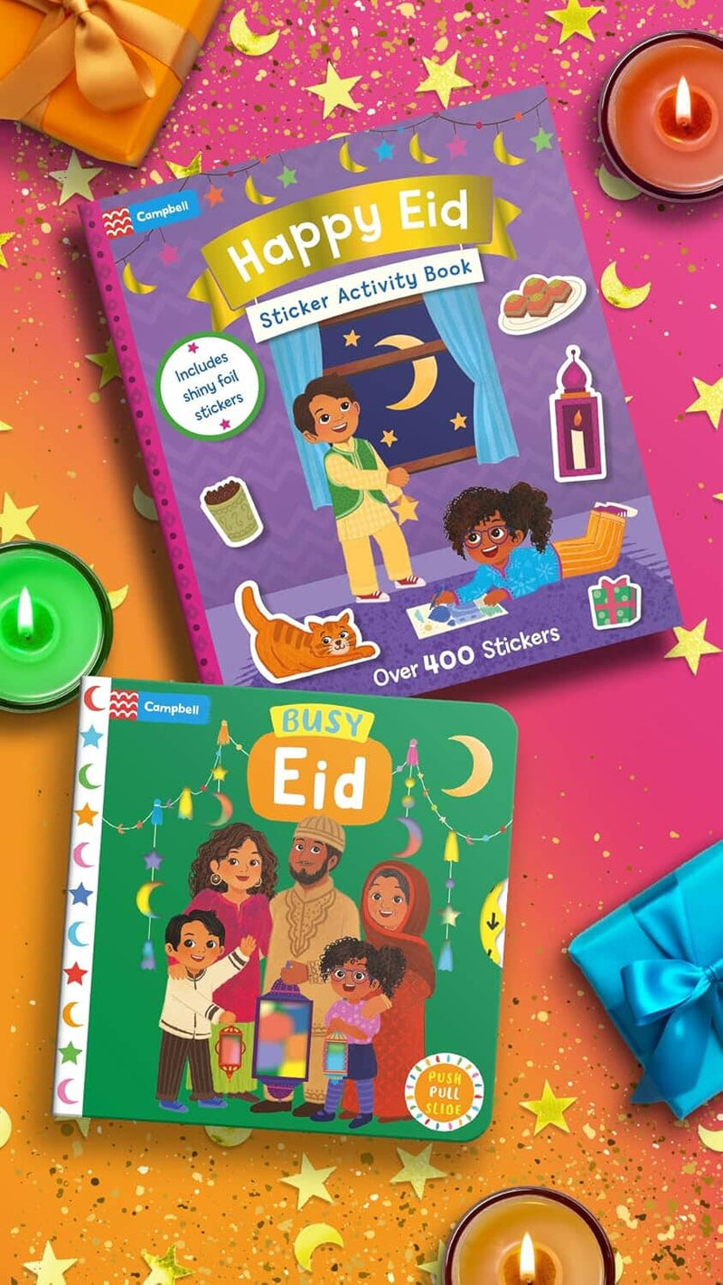 Eid Celebration Collection (Happy Eid & Busy Eid) 2 Books Set - Ages 0-5 - Paperback/Board Book 0-5 Campbell Books