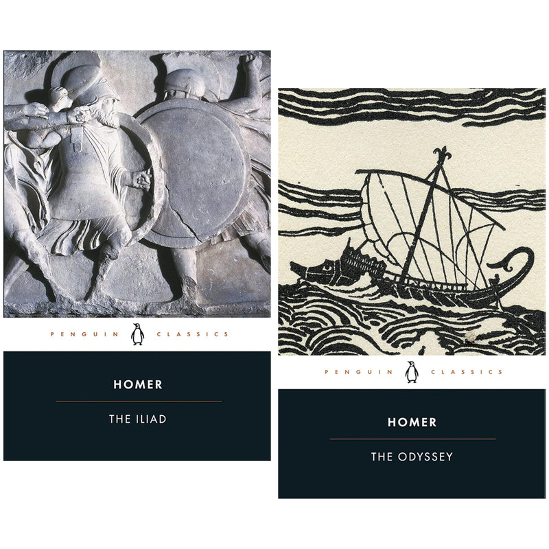 The Odyssey & The Iliad By Homer (Penguin Classics) 2 Books Set - Fiction - Paperback Fiction Penguin Random House