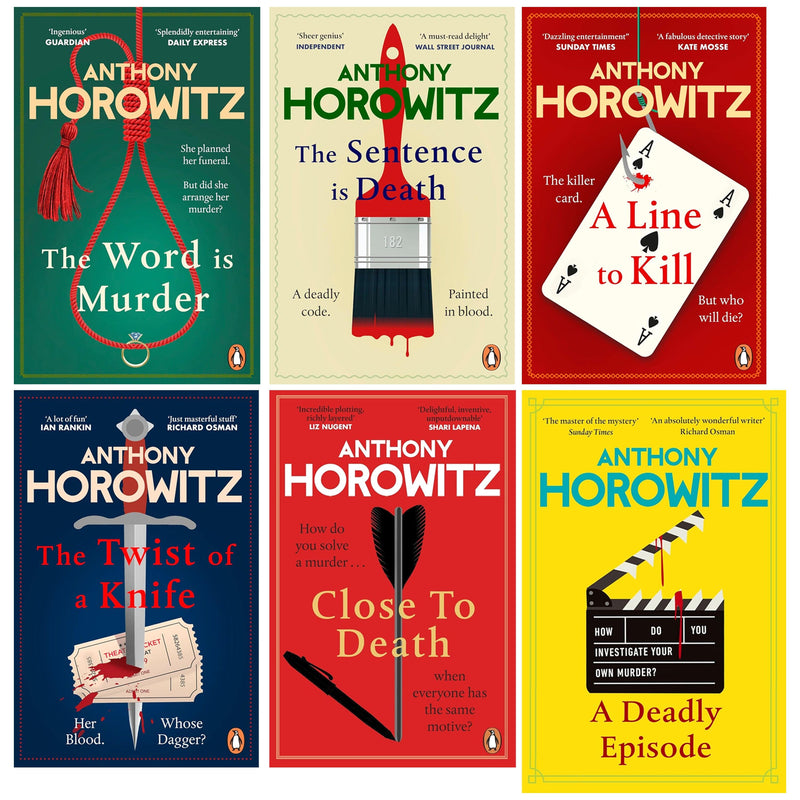 Hawthorne and Horowitz Mysteries Series by Anthony Horowitz 6 Books Collection Set - Fiction - Paperback/Hardback Fiction Penguin Random House