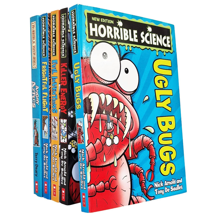 Horrible Science/Histories Collection 5 Books Set - Age 7-10 - Paperback 7-9 Scholastic