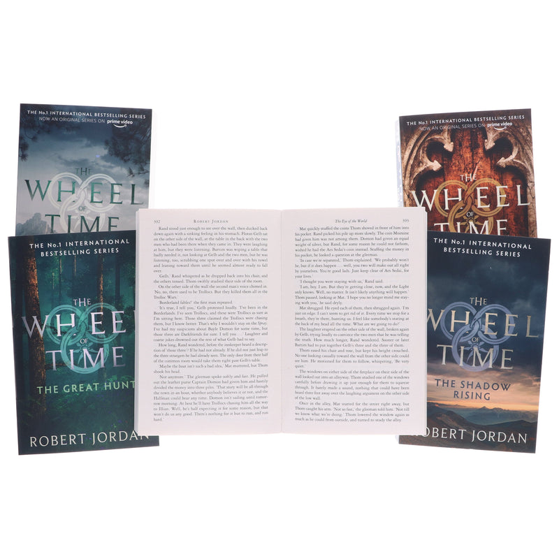 The Wheel of Time by Robert Jordan: Books 1-5 Collection Set - Fiction - Paperback Fiction Hachette