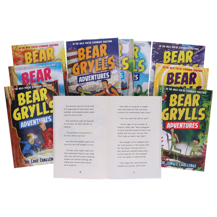 Bear Grylls Adventure Series 10 Books Collection Set - Ages 7-9 - Paperback 7-9 Bonnier Books Ltd