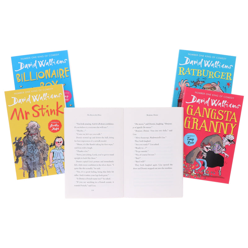 The World of David Walliams Best Box Set Ever 5 Books Set - Ages 7-9 - Paperback 7-9 HarperCollins Publishers