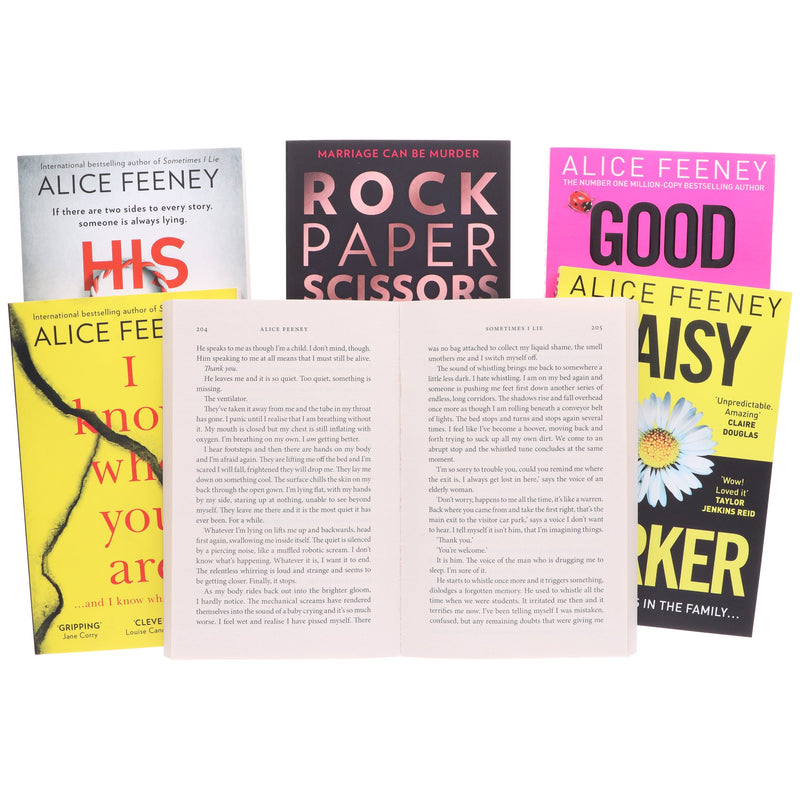 Alice Feeney 6 Books Collection Set - Fiction - Paperback Fiction HarperCollins Publishers