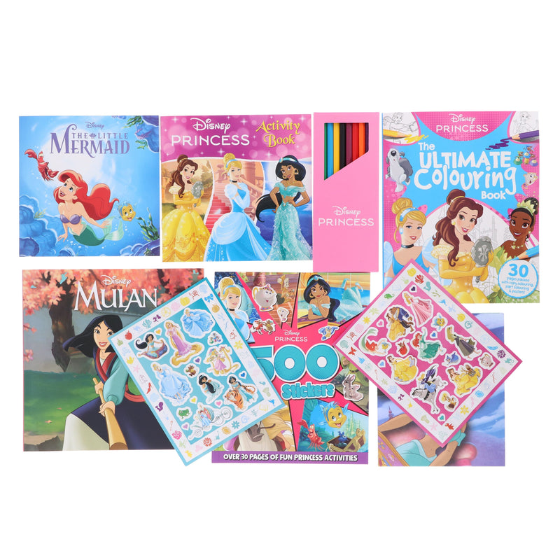 Disney Princess Activity Selection Box with over 600 Stickers - Ages 3+ - Paperback 3-5 Igloo Books