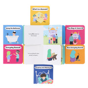 A Case of Sunnahs - 12 Mini Islamic Books Box Set - Ages 0-5 - Board Book 0-5 Salaam Cherry
