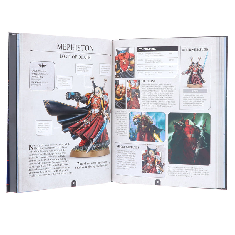 Warhammer 40,000 Character Encyclopedia: Includes Lieutenant Titus Miniature by Wade Pryce - Ages 12+ - Hardback 9-14 DK