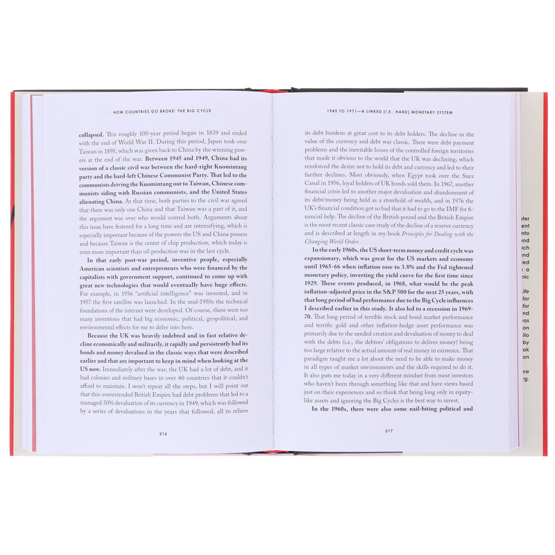 Ray Dalio Collection (Principles: Life and Work, The Changing World Order, How Countries Go Broke & Guided Journal) 4 Books Set - Non Fiction - Hardback Non-Fiction Simon & Schuster