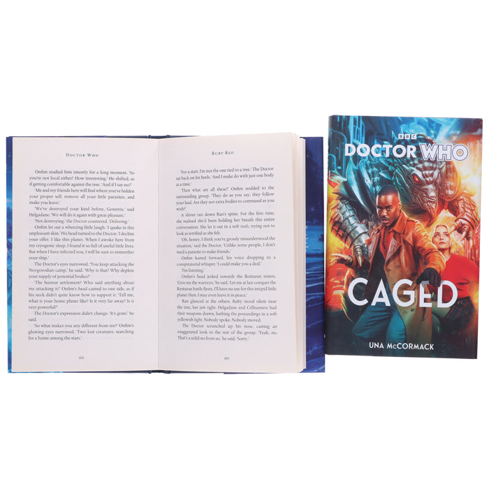 Doctor Who: Ruby Red & Caged By Georgia Cook & Una McCormack 2 Books Collection Set - Ages 16+ - Hardback Fiction Penguin