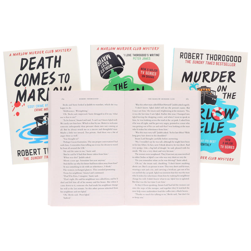 The Marlow Murder Club Mysteries By Robert Thorogood 4 Books Collection Set - Fiction - Paperback Fiction HarperCollins Publishers