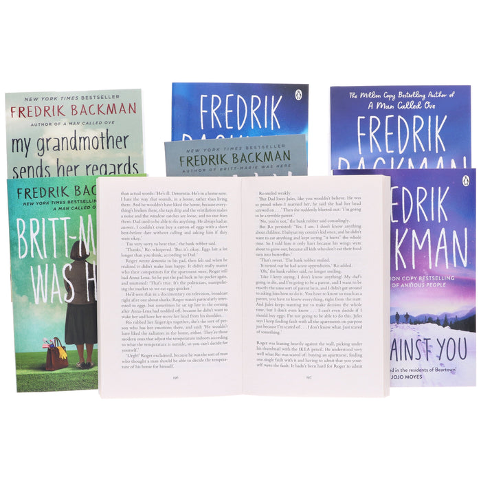 Fredrik Backman 7 Books Collection Set - Fiction - Paperback Fiction Simon & Schuster