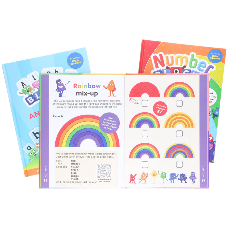 Numberblocks, Colourblocks & Alphablocks Annual 2025 By Sweet Cherry Publishing: 3 Books Collection Set - Ages 3-5 - Hardback 0-5 Sweet Cherry Publishing