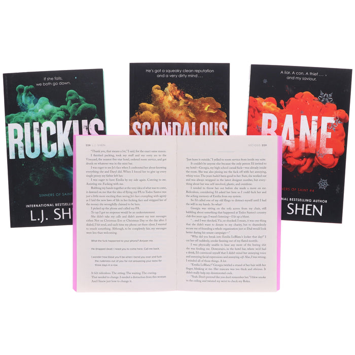 Sinners of Saint Series by L.J. Shen 4 Books Collection Set - Fiction - Paperback Fiction Hachette