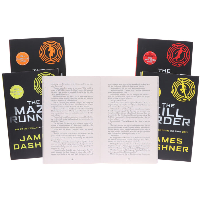 The Maze Runner Series By James Dashner 5 Books Collection Set - Ages 11+ - Paperback Young Adult Scholastic