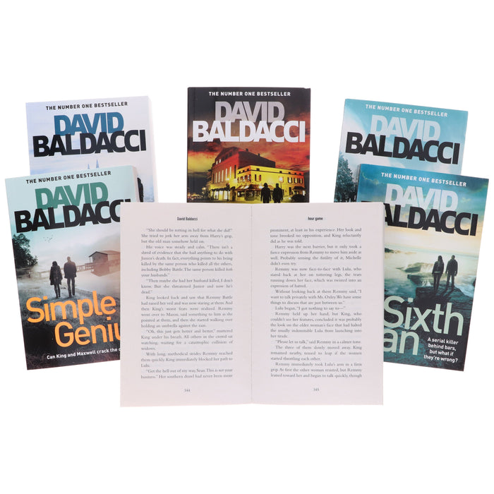 King and Maxwell Series by David Baldacci: 6 Books Collection Set - Fiction - Paperback Fiction Macmillan