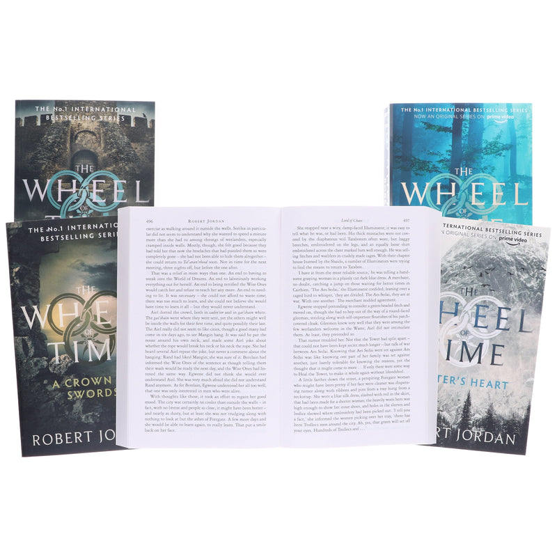 The Wheel of Time by Robert Jordan: Books 6-10 Collection Set - Fiction - Paperback Fiction Orbit