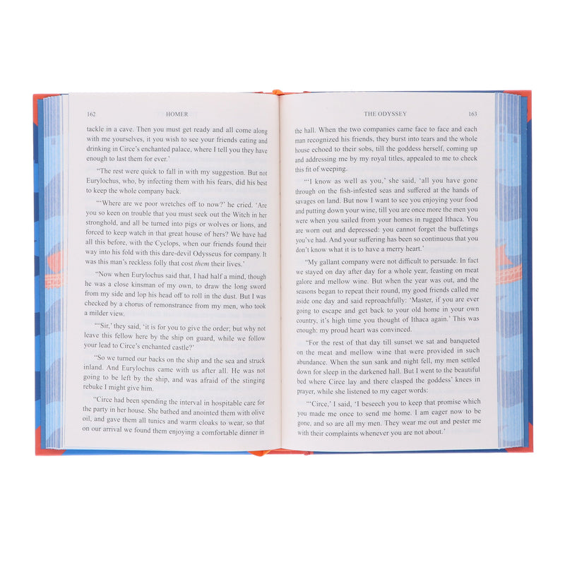 The Odyssey by Homer - Fiction - Sprayed Edge Hardback Fiction Wilco Books