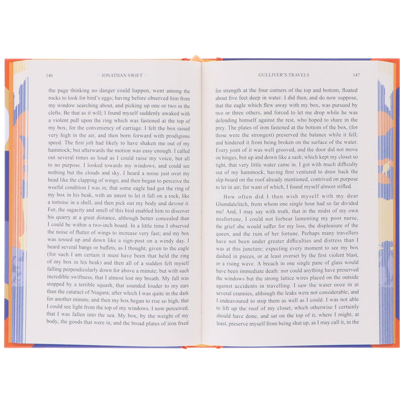 Gulliver's Travels by Jonathan Swift (Sprayed Edges) - Fiction - Hardback Fiction Wilco Books