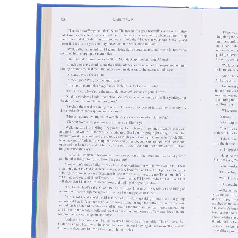 Mark Twain: A Collection of Works - Fiction - Hardback (Leather-bound) Fiction Wilco Books