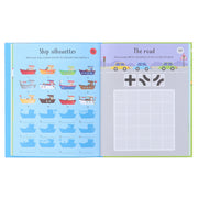 Usborne Travel Activity & Games Tear - Off Pads 3 Books Collection Set - Ages 4-9 - Paperback 5-7 Usborne Publishing Ltd