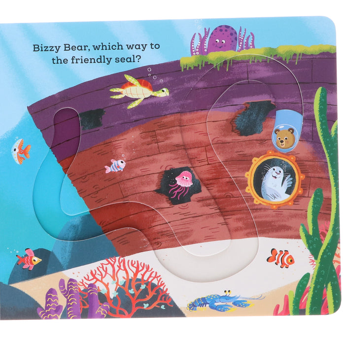 Bizzy Bear: Find and Follow Series by Benji Davies 4 Books Collection Set - Ages 2-5 - Board Book 0-5 Nosy Crow Ltd