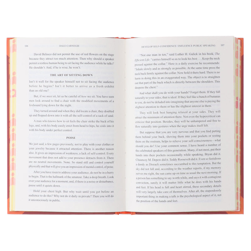 How to Develop Self-Confidence & Influence People by Dale Carnegie With Sprayed Edges - Non Fiction - Hardback Non-Fiction Wilco Books