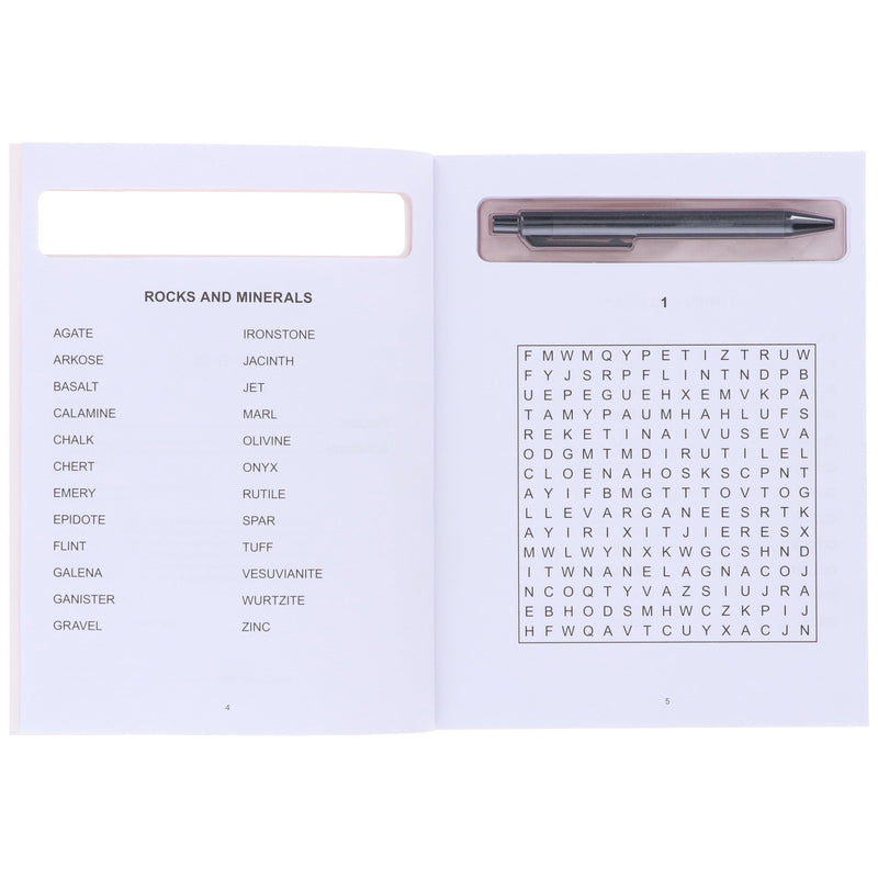 5-Minute Puzzles Wordsearch (includes ball-point pen): Over 65 Puzzles by Eric Saunders - Non Fiction - Paperback Non-Fiction Arcturus Publishing Ltd