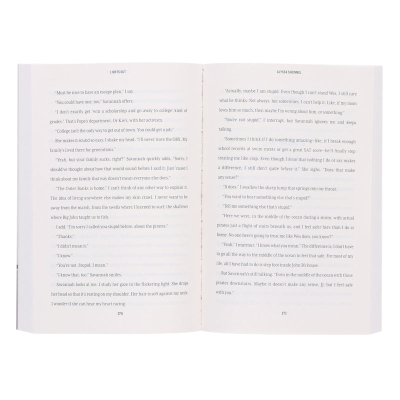 Outer Banks (Lights Out & Dead Break) by Alyssa Sheinmel & Jay Coles 2 Books Collection Set - Ages 13+ - Paperback Young Adult Amulet Books