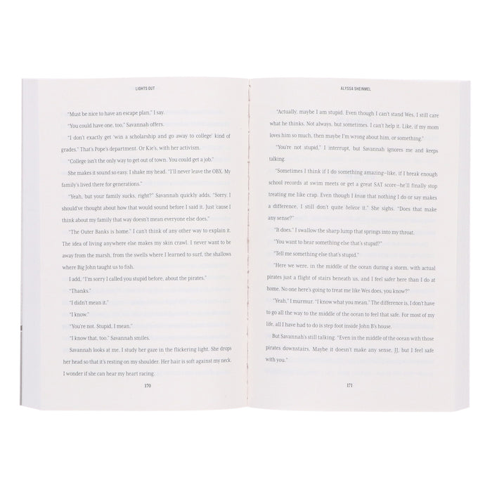Outer Banks (Lights Out & Dead Break) by Alyssa Sheinmel & Jay Coles 2 Books Collection Set - Ages 13+ - Paperback Young Adult Amulet Books