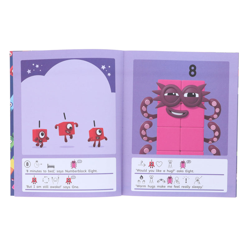 Numberblocks Countdown to Bed: A Symbolised Storybook (Includes Free Signing Video & Audiobook) - Ages 3-7 - Paperback 3-5 Every Cherry Publishing