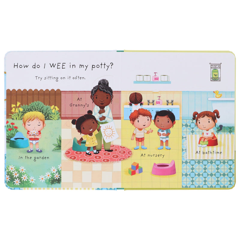 Why Do We Need A Potty? (Very First Lift-the-Flap Questions & Answers) by Katie Daynes - Ages 2+ - Board Book 0-5 Usborne Publishing Ltd