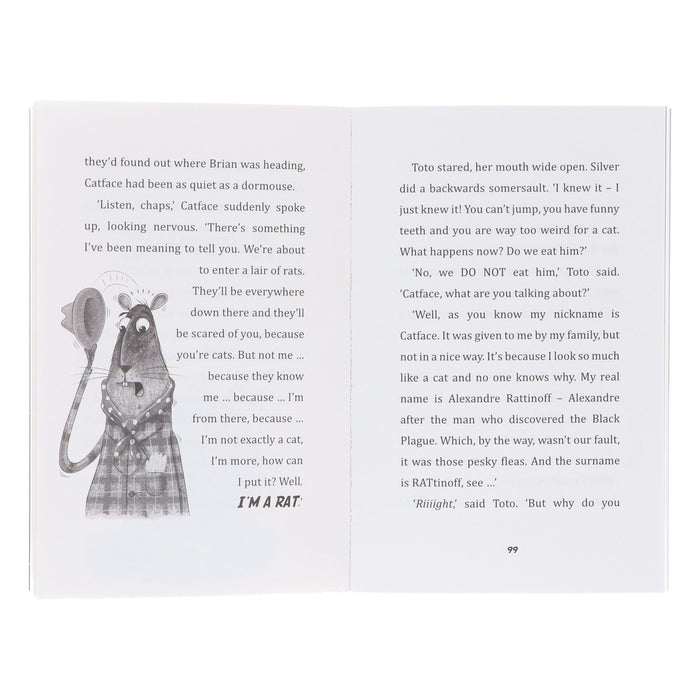 Toto the Ninja Cat Series by Dermot O’Leary Illustrated 6 Books Collection Set - Ages 7+ - Paperback 7-9 Hachette