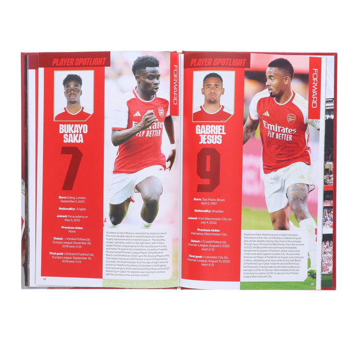 Official Arsenal Annual 2024 By Josh James - Non Fiction - Hardback Non-Fiction Grange Communications Ltd