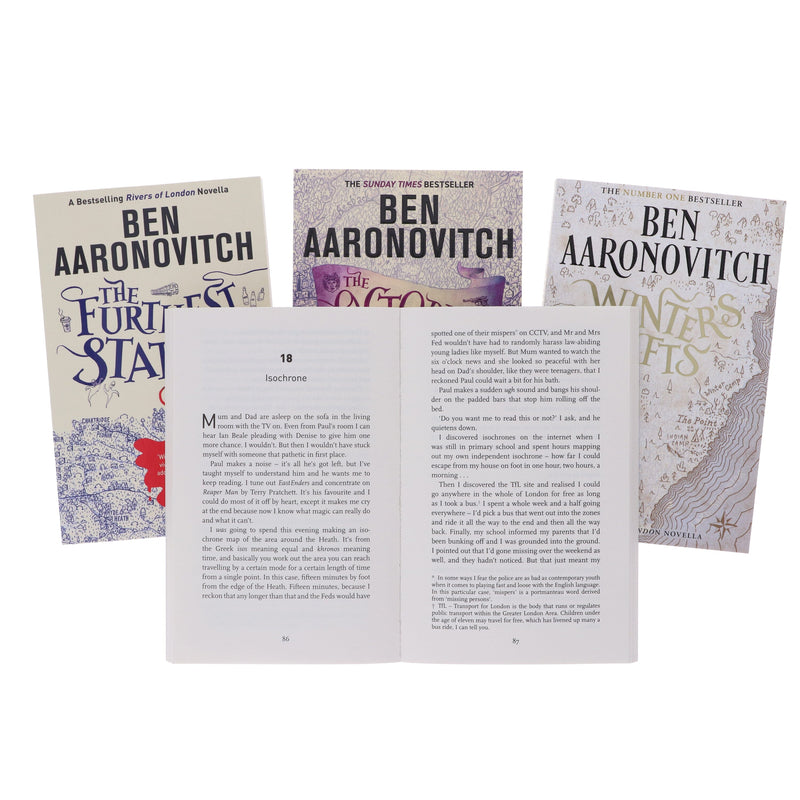 Ben Aaronovitch Collection: A Rivers Of London Novella 4 Books Set - Fiction - Paperback Fiction Hachette