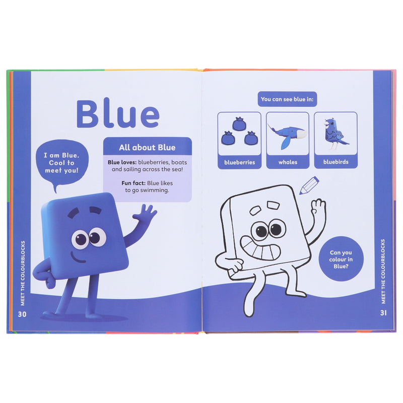 Colourblocks Annual 2025: By Sweet Cherry Publishing - Ages 3-5 - Hardback 0-5 Sweet Cherry Publishing