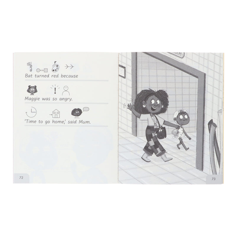 Maggie Sparks and the Swimming Pool Sharks: Accessible Symbolised Edition by Steve Smallman - Ages 5-7 - Paperback (Includes Free Signing Video & Audiobook) 5-7 Every Cherry Publishing
