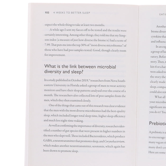 4 Weeks to Better Sleep by Dr Michael Mosley: A Life-Changing Plan For Deep Sleep, Improved Brain Function and Feeling Great - Non Fiction - Paperback Non-Fiction Hachette