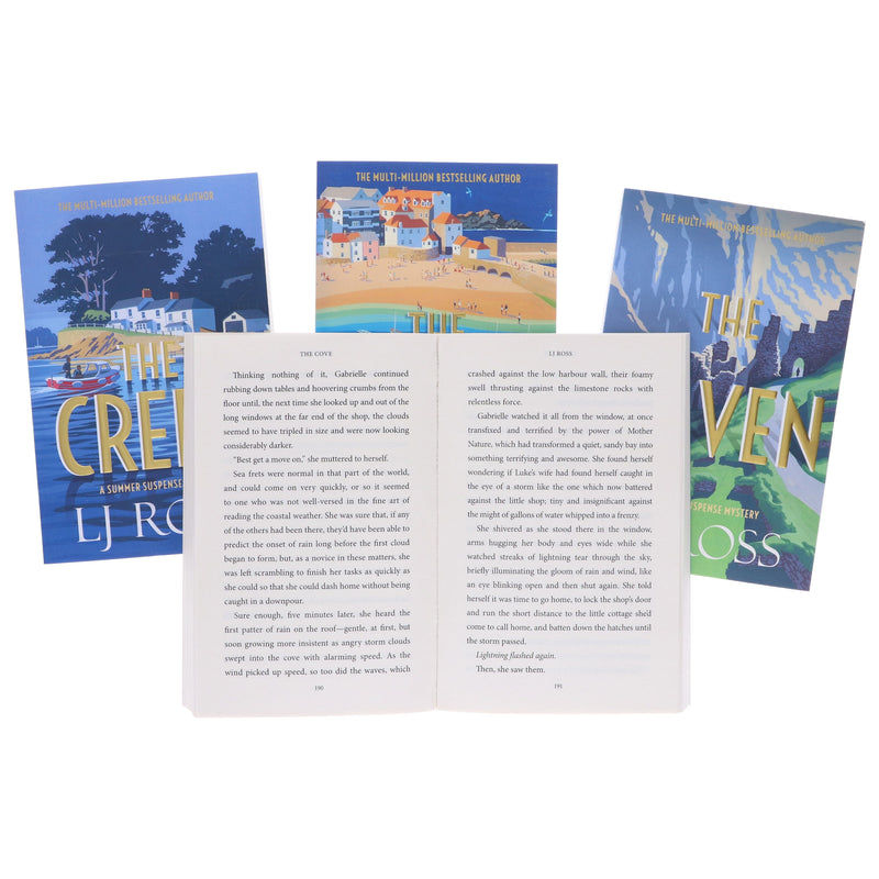 The Summer Suspense Mysteries Series by LJ Ross 4 Books Collection Set - Fiction - Paperback Fiction Dark Skies Publishing