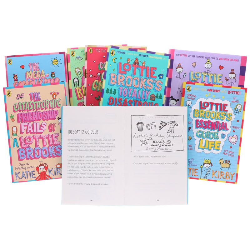 Lottie Brooks Series By Katie Kirby 8 Books Collection Set - Ages 9-12 - Paperback/Hardback 9-14 Penguin Random House
