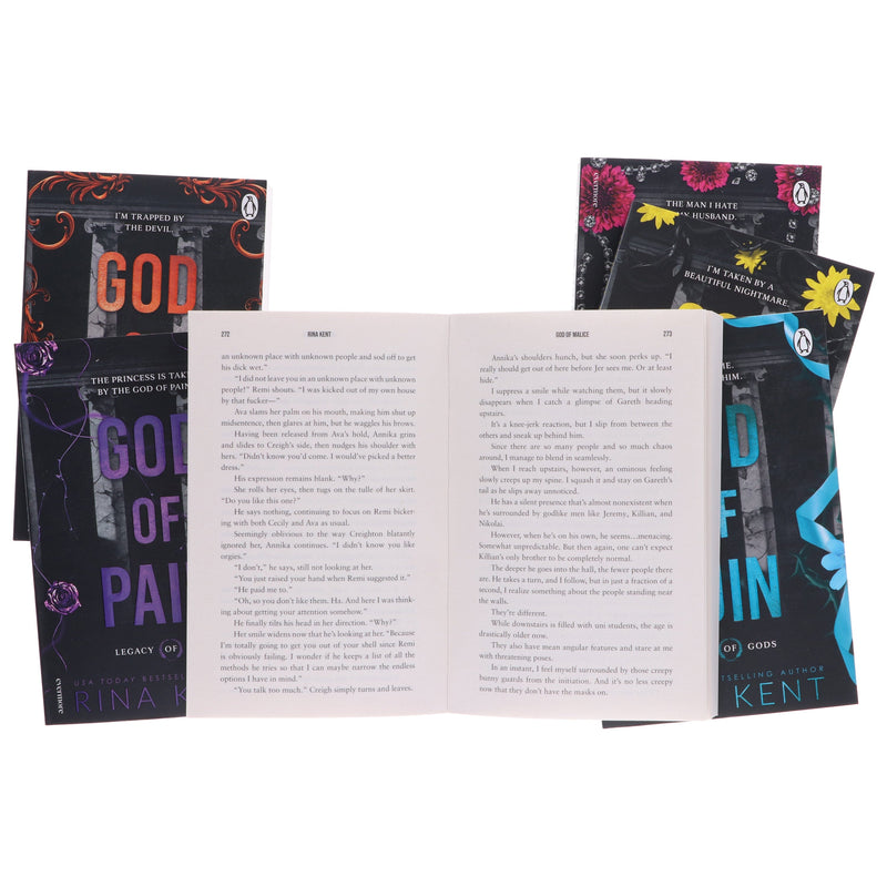 Legacy of Gods Series (Book 1-6) by Rina Kent 6 Books Collection Set - Fiction - Paperback Fiction Penguin