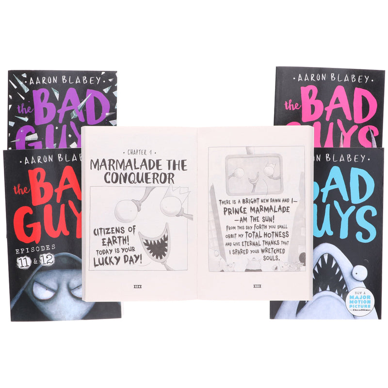 The Bad Guys Episodes 9-18 By Aaron Blabey 5 Books Collection Set - Ages 7-9 - Paperback 7-9 Scholastic