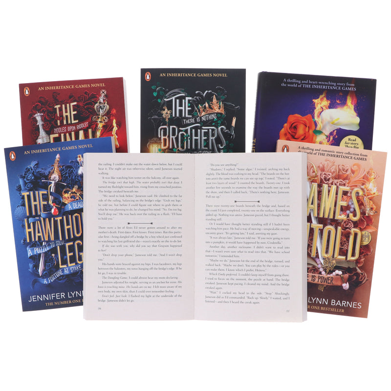 The Inheritance Games Series By Jennifer Lynn Barnes 6 Books Collection Set - Ages 12-17 - Paperback/Hardback Young Adult Penguin Random House