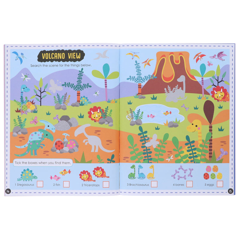 Playtime Learning Numbers Words Colours Sticker Activity 10 Books Set by Make Believe Ideas – Ages 4+ - Paperback 5-7 Make Believe Ideas