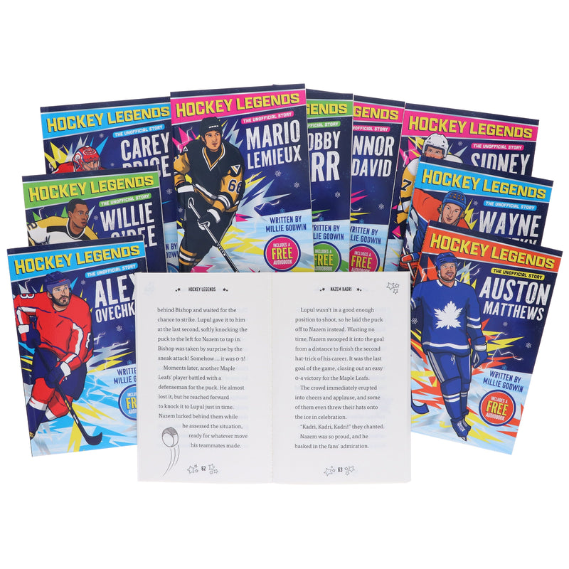 The Hockey Legends by Millie Godwin 10 Books Collection Box Set - Ages 7-9 - Paperback 7-9 Sweet Cherry Publishing